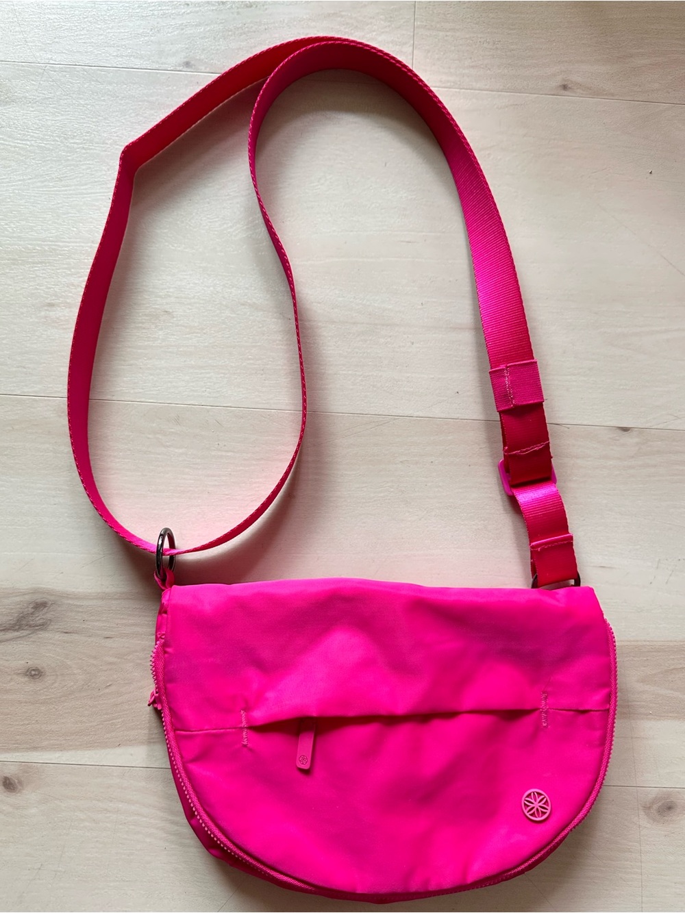 GAIAM Vibrant Pink Crossbody Bag